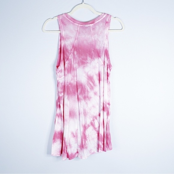 Sweaty Betty - Pink and White Tie Dye Tank - Picture 4 of 4
